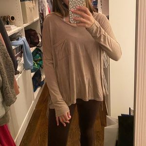 new with tags Fab’rik light brown top!